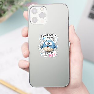 Adesivo Camiseta Infantil de Peixe-Porca Engraçado Eu Me