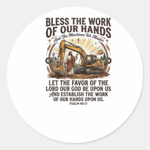 Adesivo Camiseta Jesus Mecânico Diesel Equipamento Pesado 