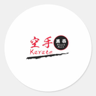 Adesivo Camiseta Karate Faixa Preta