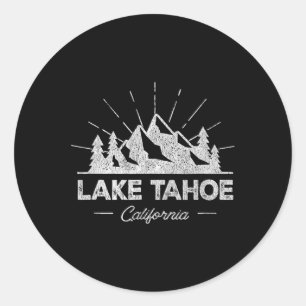 Adesivo Camiseta Lake Tahoe California Ca Vintage Hiking R