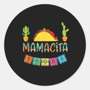 Adesivo Camiseta Mamacita Taco Fiesta Mexicana Cactus Cinc