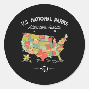 Adesivo Camiseta Mapa Parques Nacionais Acampamento Mulher
