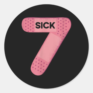 Adesivo Camiseta Meme Sick Seven Seis Sete Brincadeira Eng