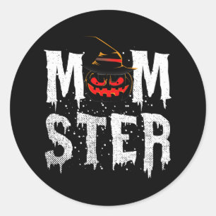 Adesivo Camiseta Momster Roupa de Halloween Divertida para