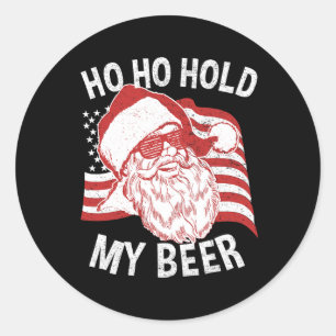 Adesivo Camiseta Natal Em Julho Papai Noel Ho Ho Segure Mi