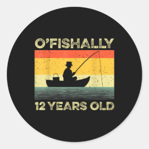 Adesivo Camiseta Ofishally 12 Anos de Idade 12º Aniversári