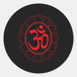 Adesivo Camiseta Om Presente Yoga Espiritual Mandala Medit