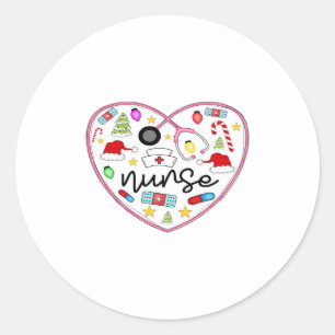 Adesivo Camiseta Oversized Nurse Heart, Halloween