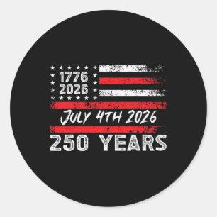 Adesivo Camiseta Patriótica Americana de Aniversário de 25