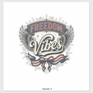 Adesivo Camiseta Patriótica Vintage Vibes de Liberdade_1