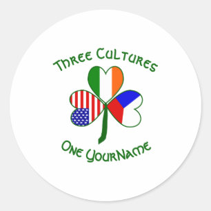Adesivo Camiseta Personalizada Bandeira Trevo Irlanda Tche