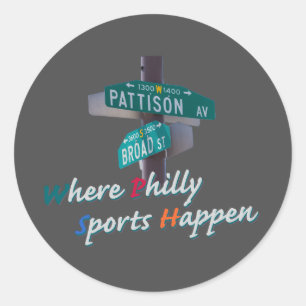 Adesivo Camiseta Philly Sports Happen Broad e Pattison