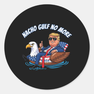 Adesivo Camiseta Política Trump Nacho Golfo Não Mais Diver