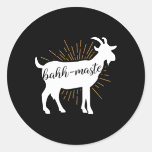 Adesivo Camiseta Pun Namaste Yoga Cabra Hh-maste Presente