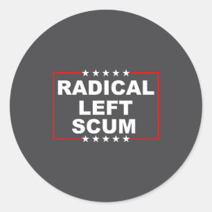 Adesivo Camiseta Radical de Esquerda Eu Sou Radical de Esq