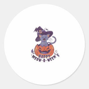 Adesivo Camiseta Regata Feliz Halloween Meowoween