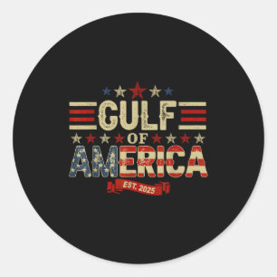 Adesivo Camiseta Retro Gulf Of America Est 2025 Vintage EU