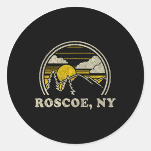 Adesivo Camiseta Roscoe Nova York Ny Vintage Caminhada Mon