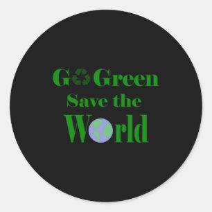 Adesivo Camiseta Salve O Mundo Vá Verde