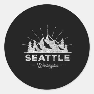 Adesivo Camiseta Seattle Washington Wa Vintage Caminhada R