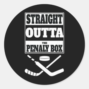 Adesivo Camiseta Straight Outta Penalty Box – Funny Ice Ho