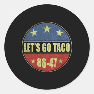 Adesivo Camiseta Taco Divertido Vamos Taco Homens Mulheres