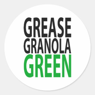 Adesivo Camiseta Verde Grease Granola