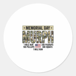 Adesivo Camiseta Vetorial Vintage de Treino Memorial Day M