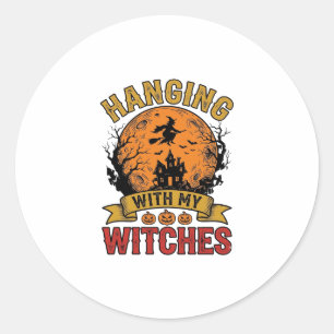 Adesivo Camiseta Vintage de Halloween Pendurada Com Minhas