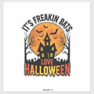 Adesivo Camiseta Vintage Freakin Bats Ama Design de Hallow