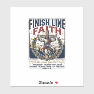 Adesivo Camiseta Vintage Jesus Correndo Maratona Gráfica C