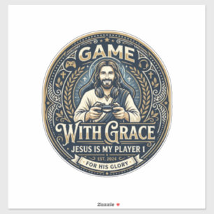 Adesivo Camiseta Vintage Jesus Pickleball Gráfico Cristão_
