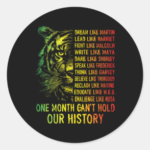 Adesivo Camisetas da História Negra - Mês da História Negr