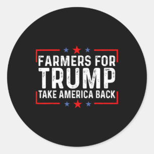Adesivo Camisetas De Agricultores - Fazendeiros Para Trump