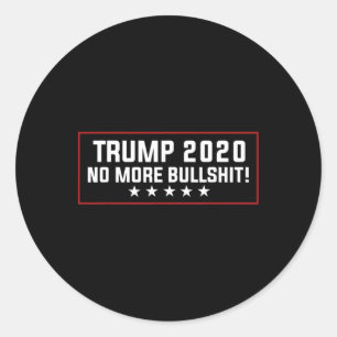 Adesivo Camisetas de Donald Trump - Trump Sem Mais Besteir