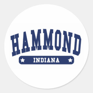 Adesivo Camisetas de Estilo da Escola de Indiana de Hammon