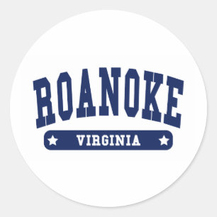 Adesivo camisetas de Estilo da Faculdade de Roanoke Virgin