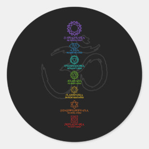 Adesivo Camisetas de Yoga Espirituais Para Homens e Mulher