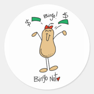 Adesivo Camisetas e Presentes Bingo Nut