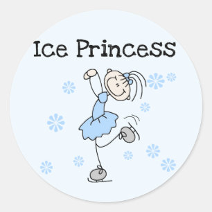 Adesivo Camisetas e presentes da Princesa Ice Skating