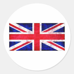 Adesivo Camisetas e presentes da Union Jack grunge