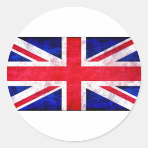 Adesivo Camisetas e presentes da Union Jack grunge