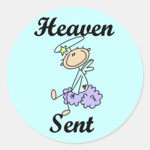 Adesivo Camisetas e Presentes de Anjo Enviado do Céu
