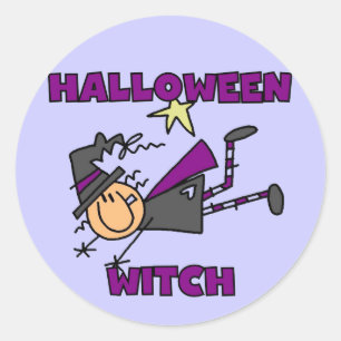 Adesivo Camisetas e presentes de bruxas do Halloween