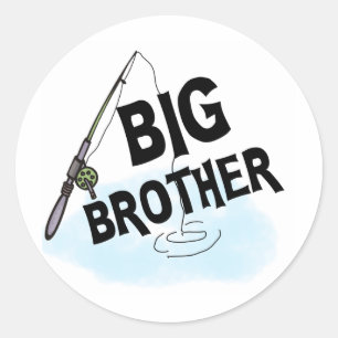Adesivo Camisetas e presentes de pesca do Big Brother