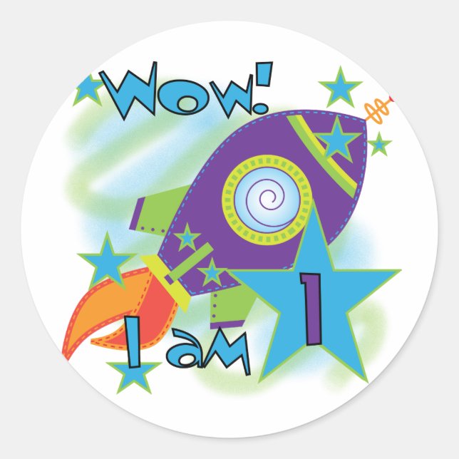 Adesivo Camisetas e presentes de primeiro aniversario de n (Frente)