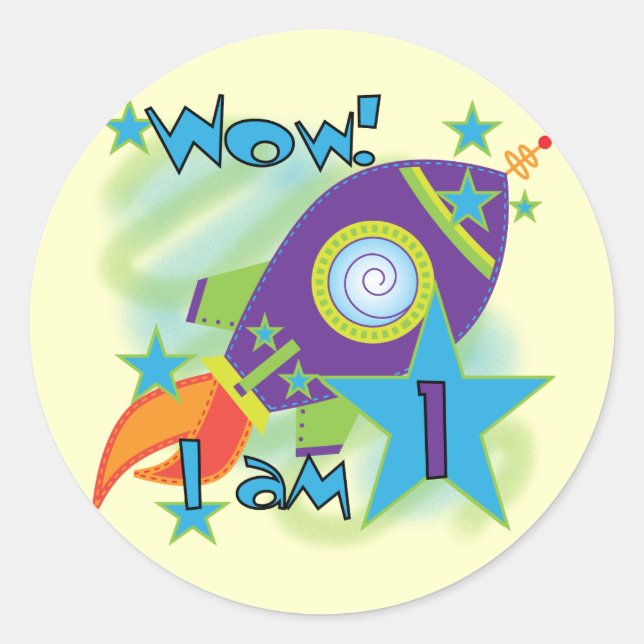 Adesivo Camisetas e presentes de primeiro aniversario de n (Frente)