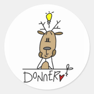 Adesivo Camisetas e Presentes de Rena Donner