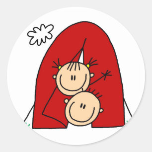 Adesivo Camisetas e presentes de tentativa de figuras