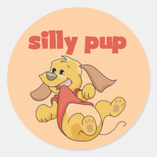 Adesivo Camisetas e presentes do bobo Pup